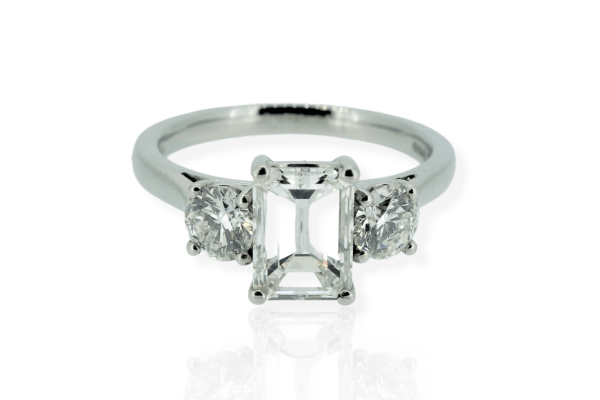 Platinum Diamond Trilogy Ring