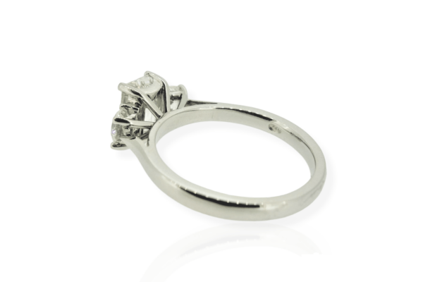 Platinum Diamond Trilogy Ring - Image 4
