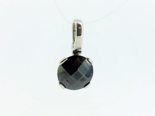 Black Cubic Zirconia Charm