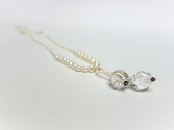 Pearl And Rock Crystal Necklet - Image 3