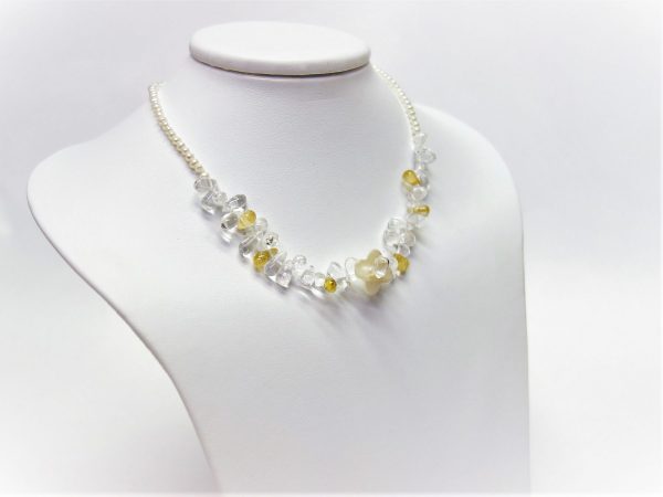 Pearl, Citrine And Rock Crystal Necklace - Image 2