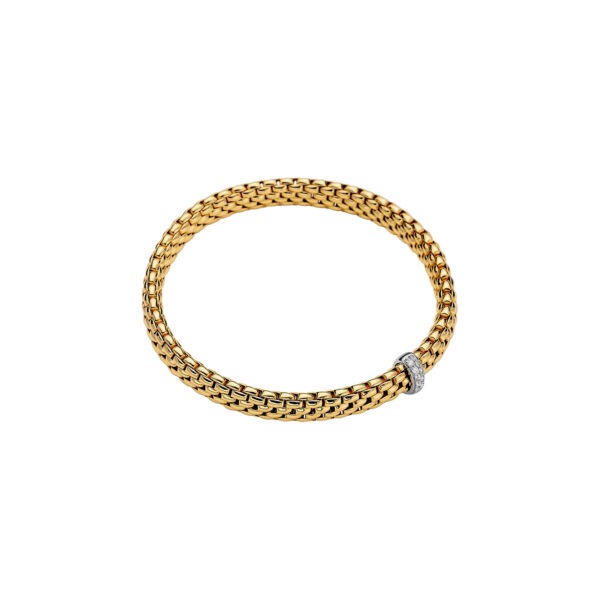 FOPE 18ct Yellow Gold Diamond Vendôme Bracelet