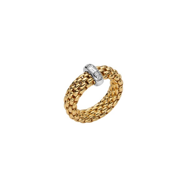 FOPE 18ct White Gold Vendome Diamond Ring