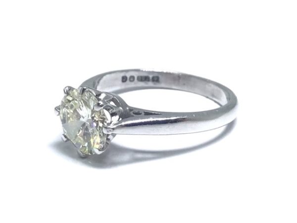 Pre-Owned 18ct White Gold and Diamond Ring 1.53ct - Image 2