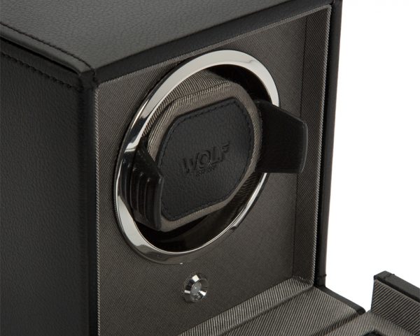 Cub Single Watch Winder with Cover - Black - Image 3