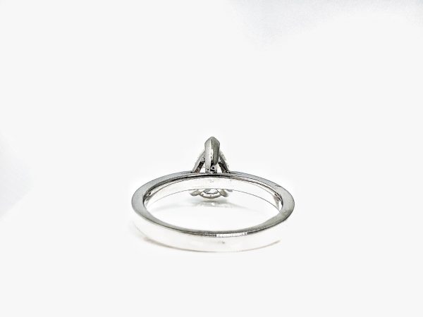 Platinum Pear Diamond Solitaire Ring 1.20ct - Image 4