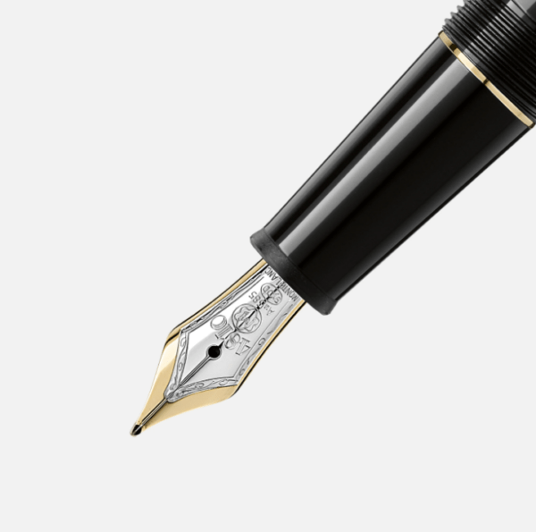 Meisterstück Gold-Coated Classique Fountain Pen - Medium (M) Nib - Image 2