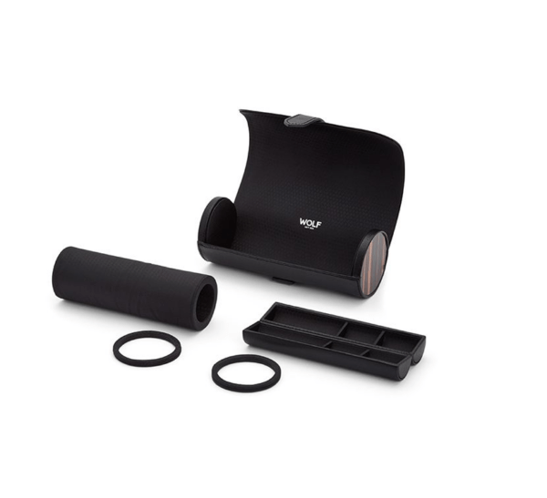 Roadster Triple Watch Roll - Black - Image 4