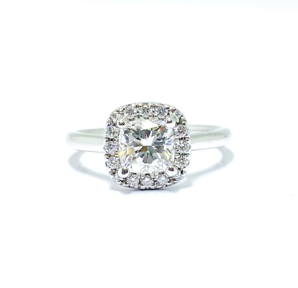 LAB GROWN 18ct White Gold Diamond Ring
