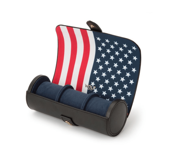 Navigator Triple Watch Roll - USA Flag