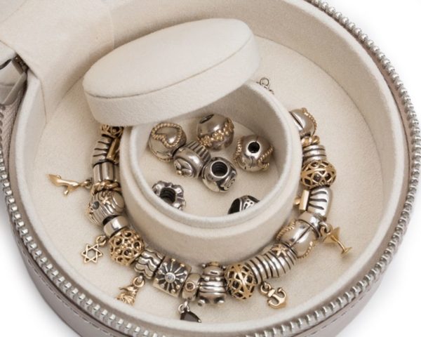 Sophia Round Zip Case - Mink - Image 3
