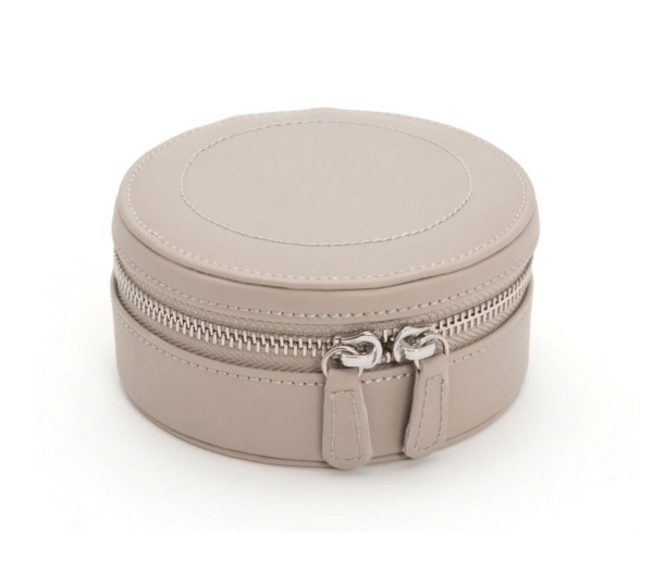Sophia Round Zip Case - Mink