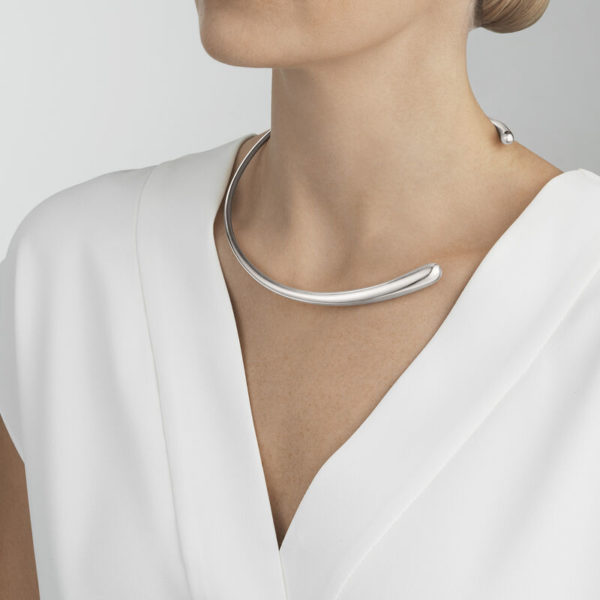 Georg Jensen Sterling Silver Mercy Neck Ring - Image 2