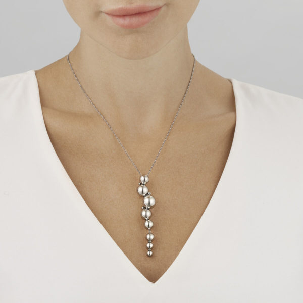 Georg Jensen Sterling Silver Moonlight Grapes Necklace - Image 3