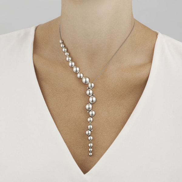 Georg Jensen Sterling Silver Moonlight Grapes Necklace - Image 3