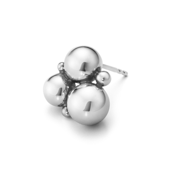Georg Jensen Sterling Silver Moonlight Grapes Earrings - Image 3
