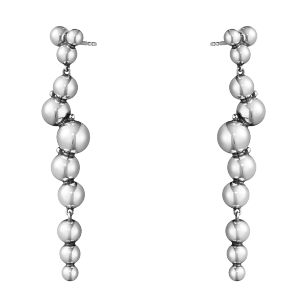 Georg Jensen Sterling Silver Moonlight Grapes Earrings