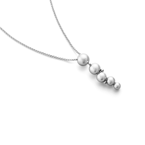 Georg Jensen Sterling Silver Moonlight Grapes Necklace - Image 2