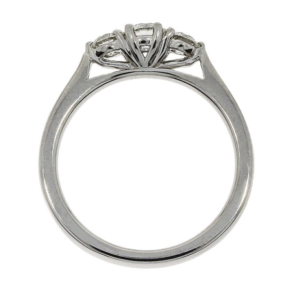 Platinum Diamond Trilogy Ring - Image 2