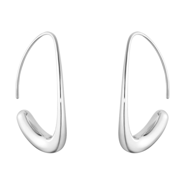 Georg Jensen Sterling Silver Offspring Earhoops