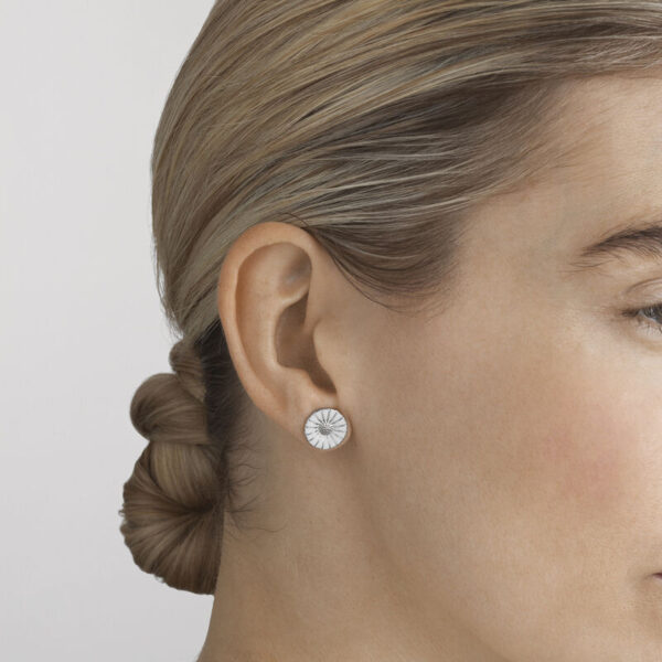 Georg Jensen Sterling Silver Daisy Earrings - Image 2