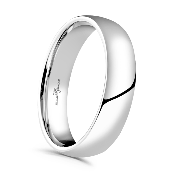 Platinum Wedding Band 5mm