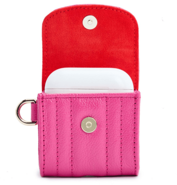 Mimi Earpod Case with Wristlet - Pink - Image 2