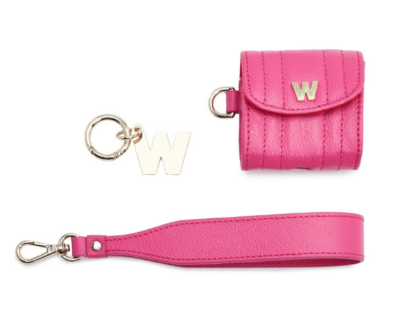 Mimi Earpod Case with Wristlet - Pink - Image 4