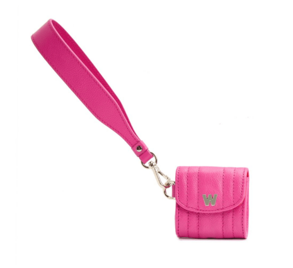 Mimi Earpod Case with Wristlet - Pink