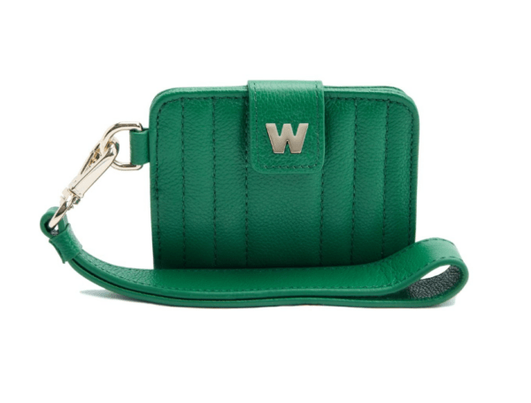 Mimi Credit Card Holder with Wristlet - Forest
