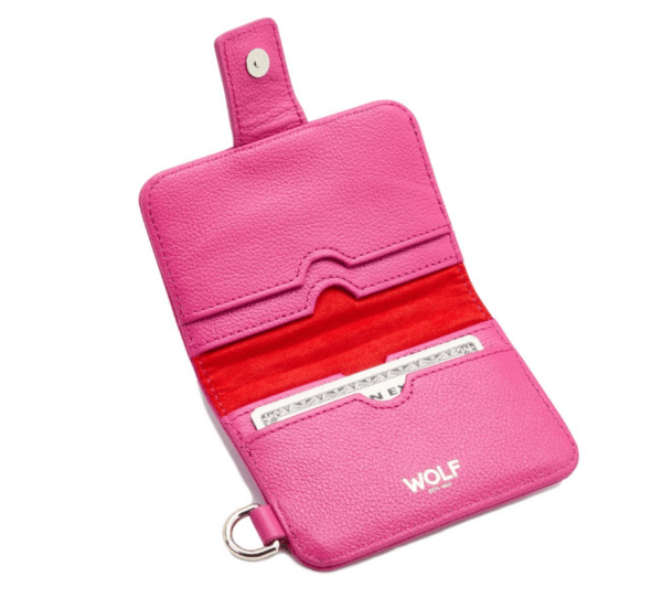 Mimi Credit Card Holder with Wristlet - Pink - Image 2