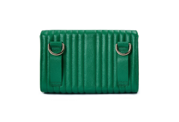 Mimi Crossbody Bag with Wristlet & Lanyard - Forest - Image 5