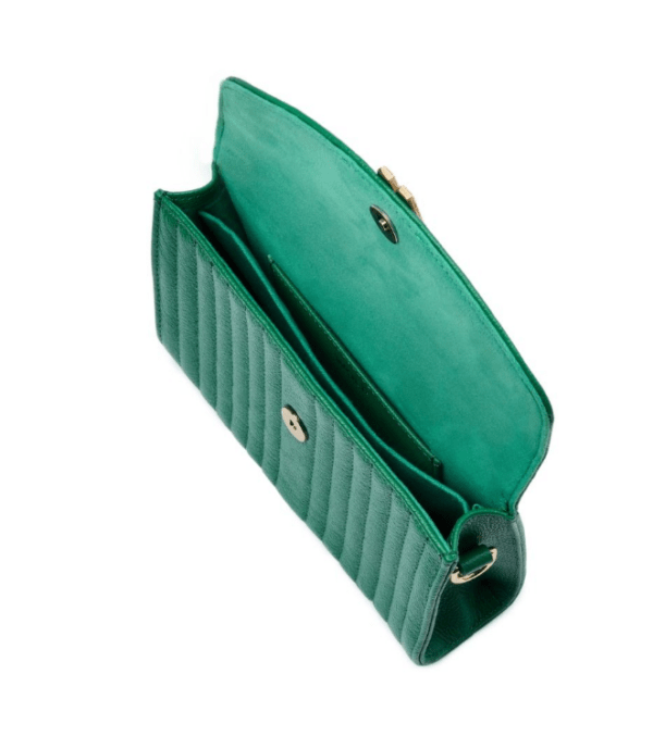 Mimi Crossbody Bag with Wristlet & Lanyard - Forest - Image 4