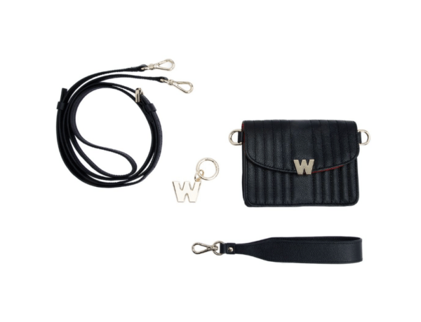 Mimi Mini Bag with Wristlet & Lanyard - Black - Image 2
