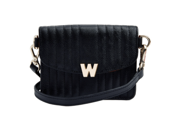 Mimi Mini Bag with Wristlet & Lanyard - Black
