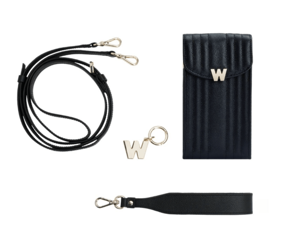 Mimi Phone Case with Wristlet & Lanyard - Black - Image 4