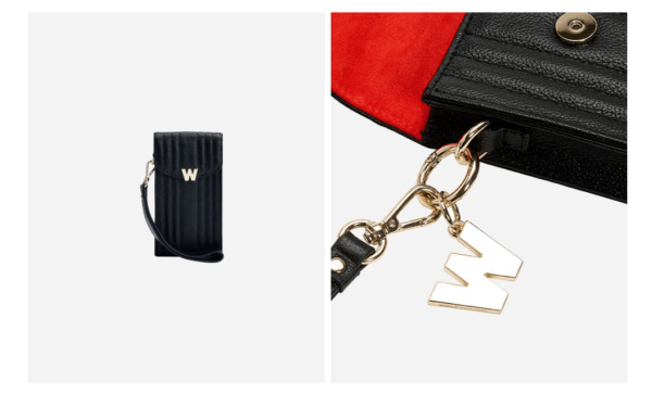Mimi Phone Case with Wristlet & Lanyard - Black - Image 3