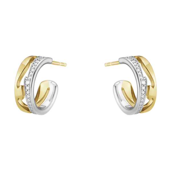 Georg Jensen 18ct Gold Diamond Fusion Earrings