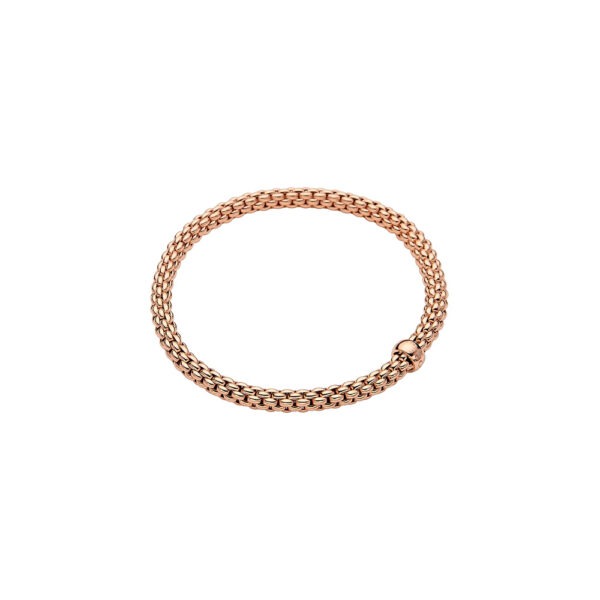 FOPE 18ct Yellow Gold Diamond Solo Bracelet