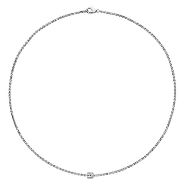 FOPE 18ct White Gold Aria Diamond Necklace