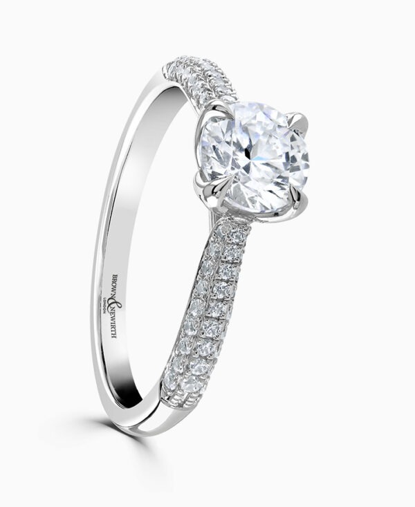 Platinum Leilani Diamond Solitaire Ring 0.70cts