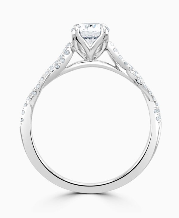 Platinum Zahara Diamond Solitaire Ring 0.50cts - Image 2