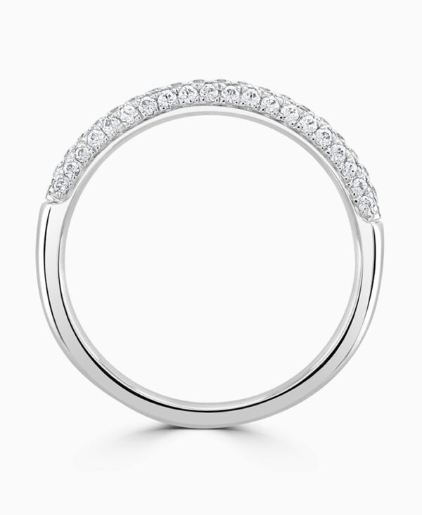 Platinum Leilani Diamond Half Eternity Ring 0.37cts - Image 2