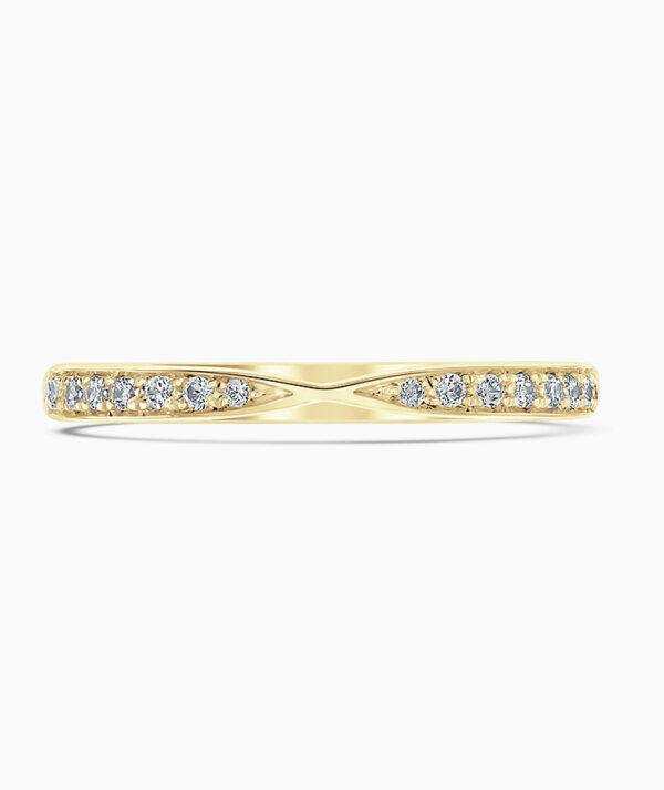 18ct Yellow Gold Diamond Half Eternity  0.05cts - Image 2