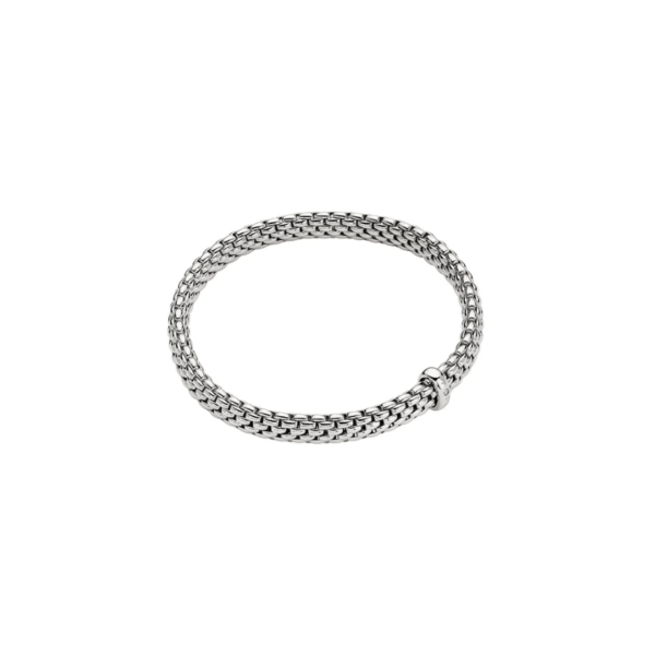 FOPE 18ct White Gold Vendome Diamond Bracelet