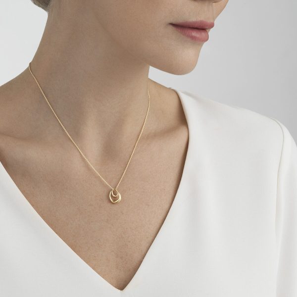 Georg Jensen 18ct Yellow Gold Offspring Necklace - Image 4