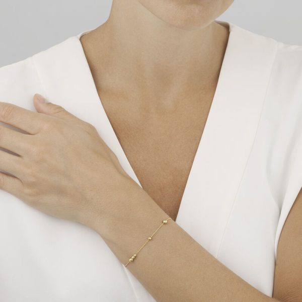 Georg Jensen 18ct Yellow Gold Moonlight Grapes Small Bracelet - Image 2