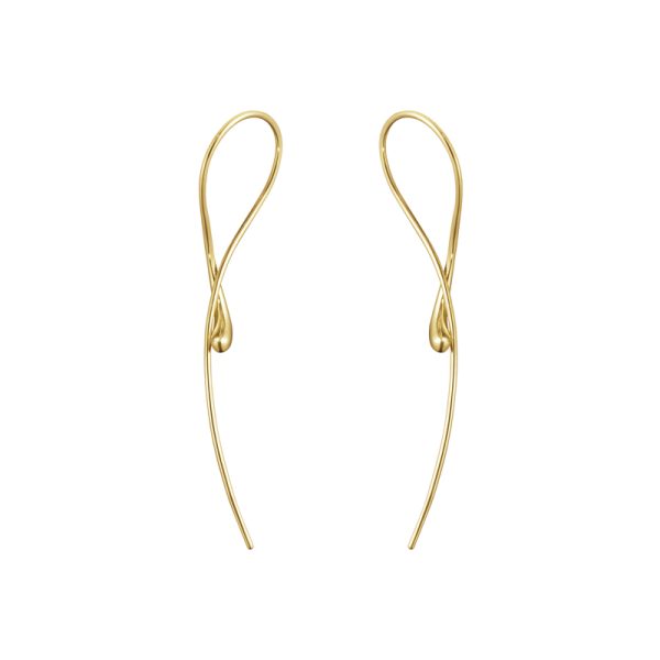 Georg Jensen 18ct Yellow Gold Mercy Twisted Earrings