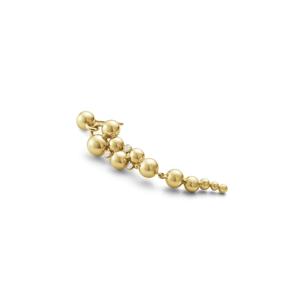 Georg Jensen 18ct Yellow Gold Moonlight Grapes Diamond Earrings - Image 4