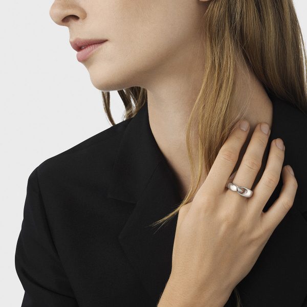 Georg Jensen Sterling Silver Reflect Ring - Image 2